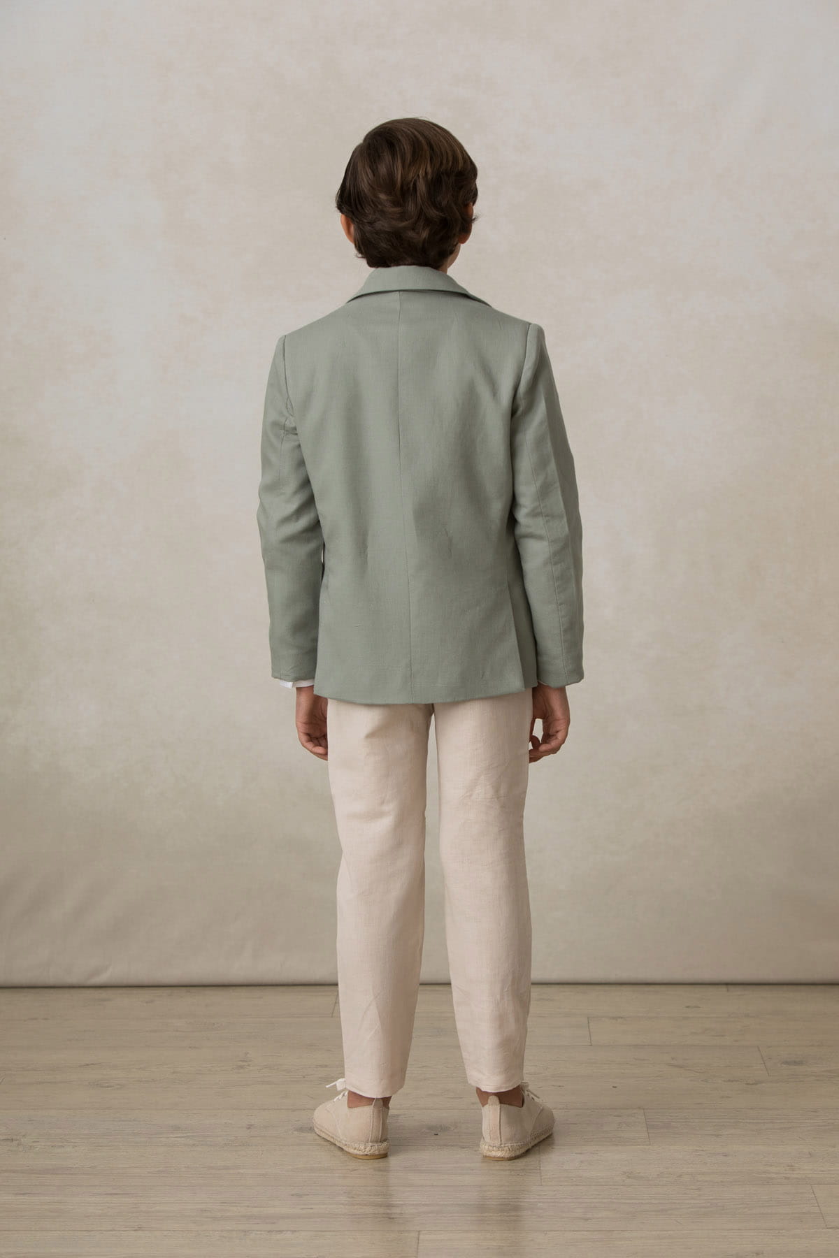 Pitillo nino ceremonia infantil beige