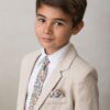 Corbata estampada de niño girasoles