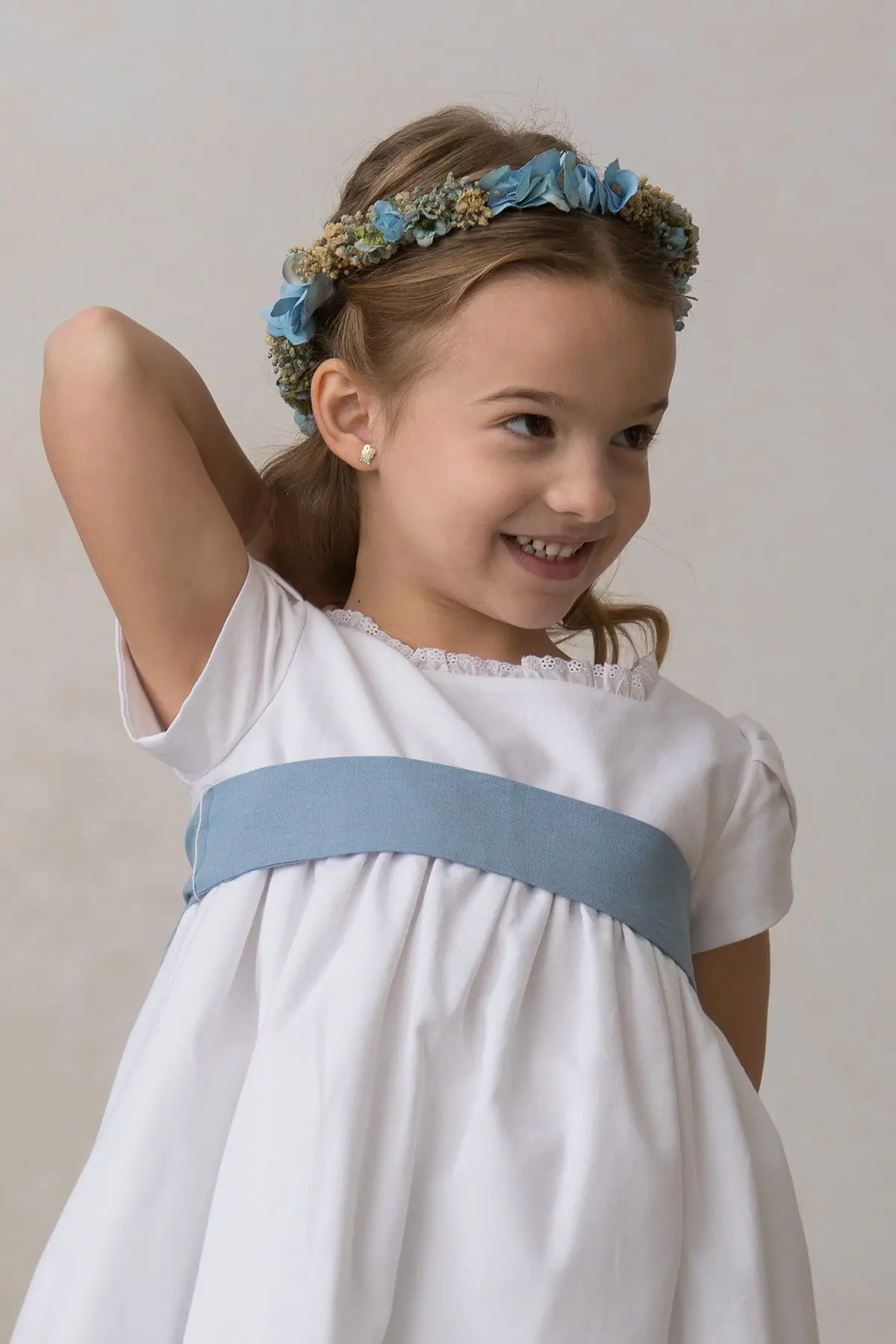 Blue sash for girls | Ceremonies | Wedding dress Blue sash for girls | Ceremonies | Wedding dress