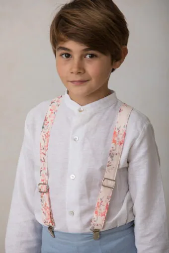 pink patterned suspenders for boys