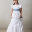 ribbon for girls' espadrilles in blue