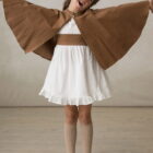 fajin terciopelo camel nina