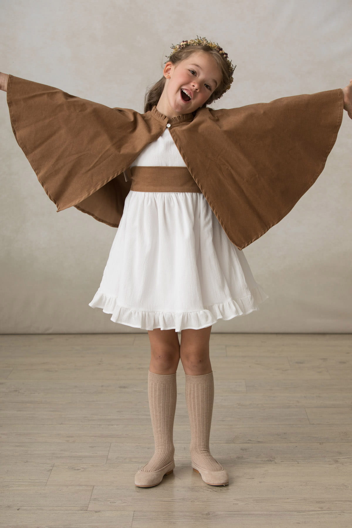 fajin terciopelo camel nina