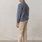 blue shirt polo shirt