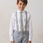 corbata de niño gris vintage