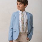 corbata de niño moderna con estampado