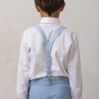 pantalon de vestir de niño azul pitillo