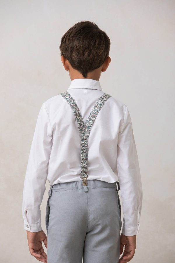 tirantes de traje para niño con estampado vintage