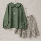 Blusa de color verde oliva