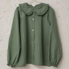 Blusa verde oliva para chica