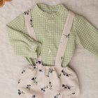 bombacho tiroles de bebe beige con flores