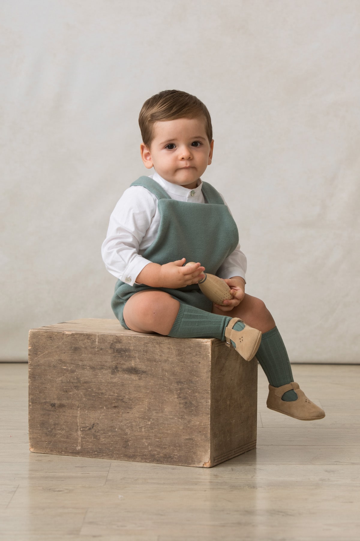 zapatos pepitos de bebe en ante marrones