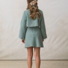 chaqueta-torera-adolescente-pano-verde chaqueta torera adolescente en paño verde