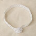 cinta de pelo de bebe blanca