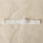 cinta de pelo de bebe blanca elastica