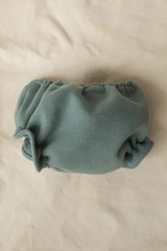 baby diaper cover panties in aqua green cloth