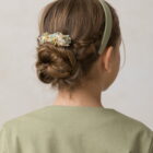 diadema ceremonia nina lisa verde oiliva