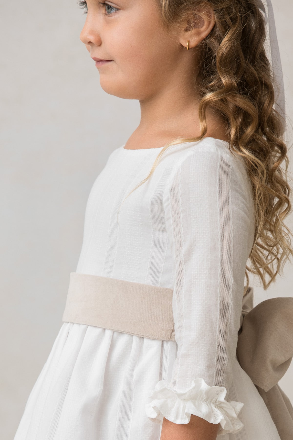 vestido-ceremonia-nina-blanco-algodon-manga-francesa vestido de ceremonia de niña blanco en algodon de manga francesa