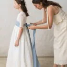 embroidered communion dress for girls