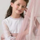 communion dress organza silk