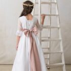 vestidos comunion nina organza seda