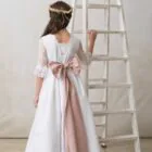 communion dresses for girls, organza silk