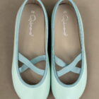 Bailarinas barefoot comunion verde agua