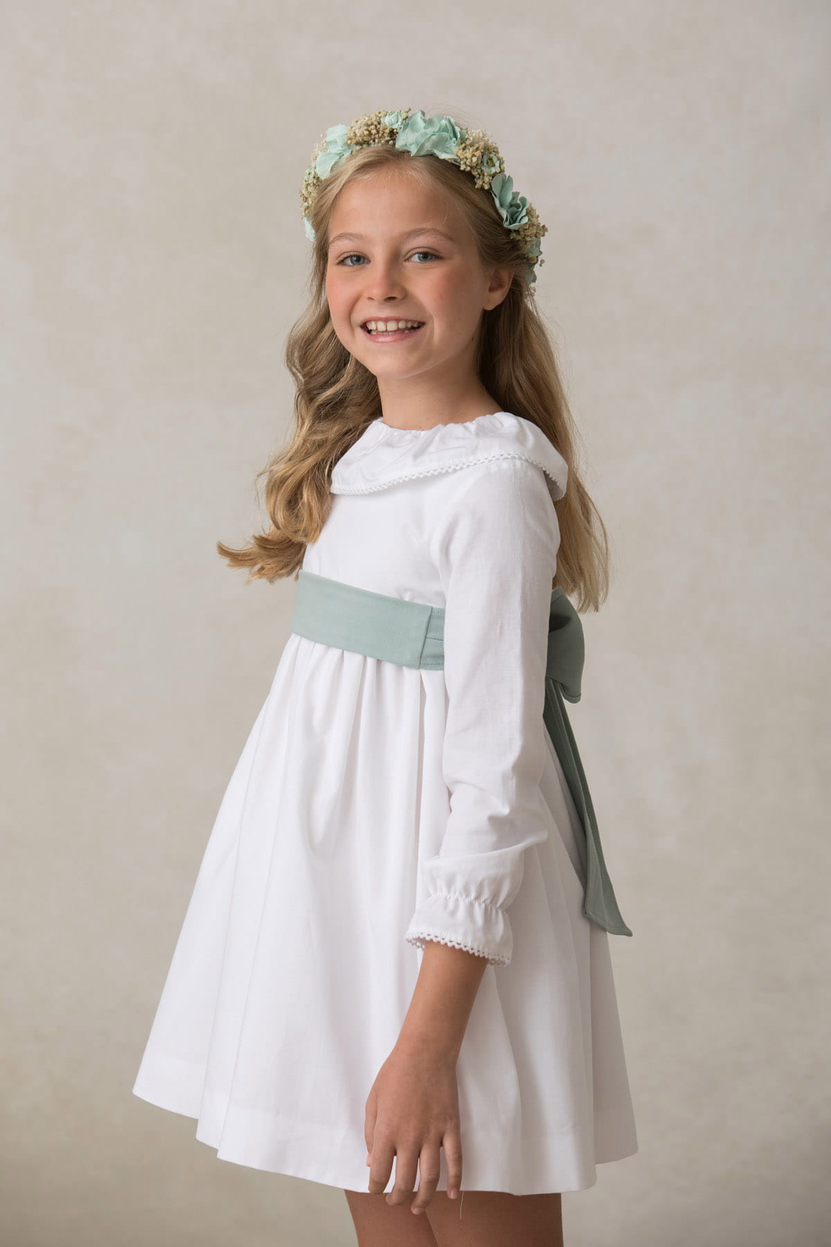vestido nina ceremonia algodon blanco volante cancan cuello bebe vestido nina ceremonia algodon blanco volante cancan cuello bebe