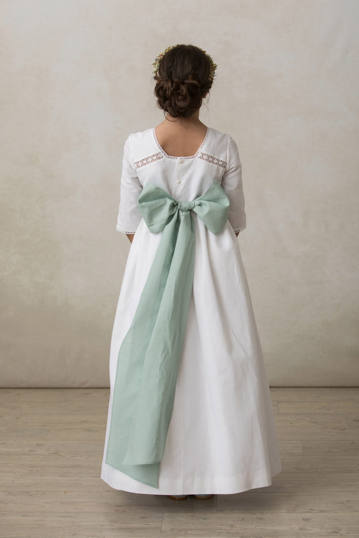 vestidos comunion lino nina elegante vestidos comunion lino nina elegante