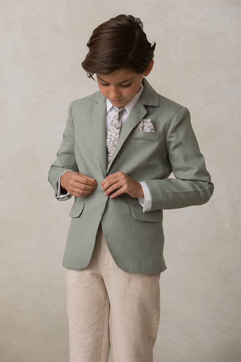 Americana informal elegante caqui verde Americana informal elegante caqui verde