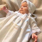 Capota puntilla elegante sencillo artesanal fino bebe Capota puntilla elegante sencillo artesanal fino bebe