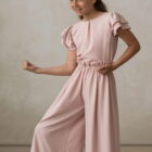 Pantalon elegante rosa infantil adolescente Pantalon elegante rosa infantil adolescente