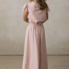 Pinza flores silvestres rosa nude flores preservadas