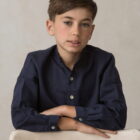 camisa cuello mao infantil camisa cuello mao infantil
