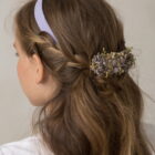 pinza pelo nina flor preservada comunion