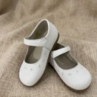 merceditas blancas piel suela