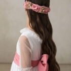 vestidos comunion tul plumeti volantes romantico vaporoso